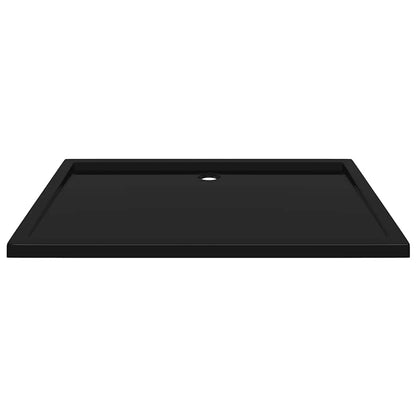 Duschtasse ABS Rechteckig Schwarz 80x120 cm - Pazzar.ch