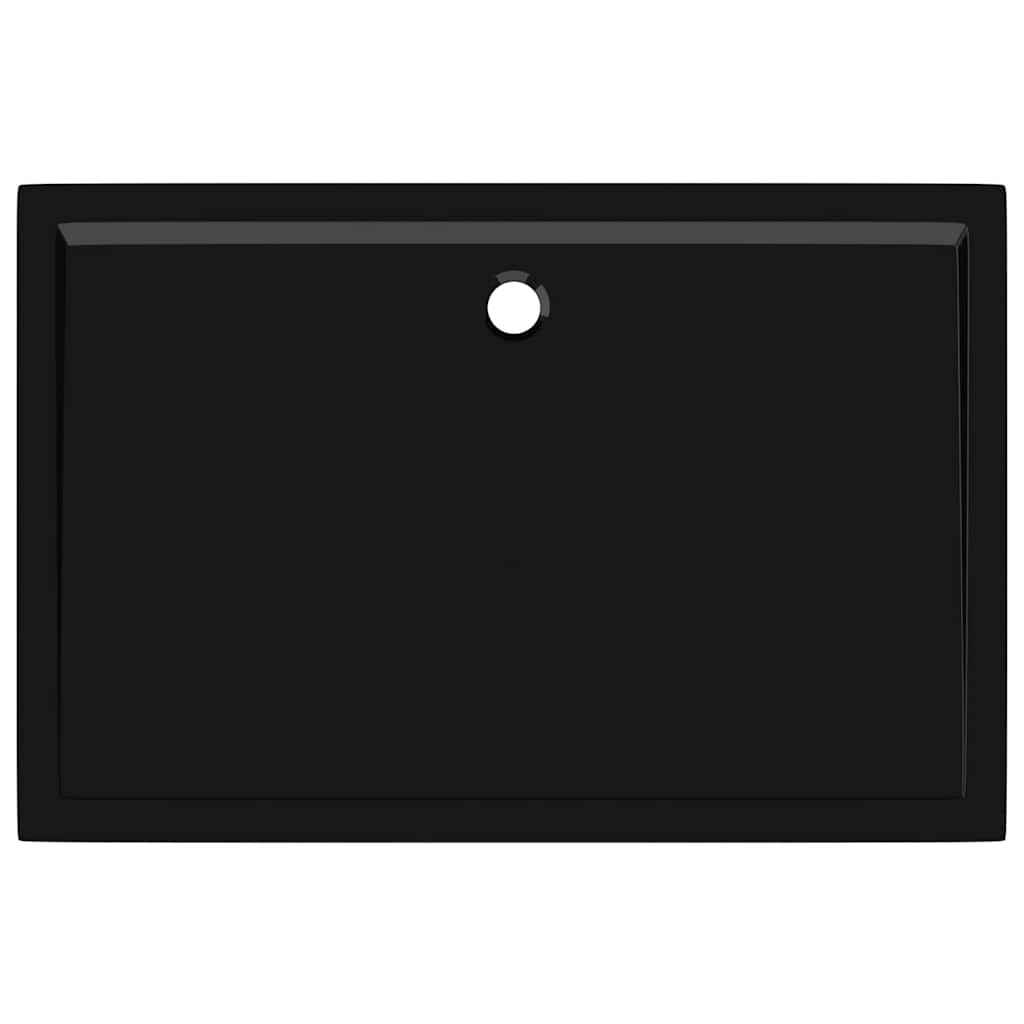 Duschtasse ABS Rechteckig Schwarz 80x120 cm - Pazzar.ch