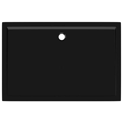 Duschtasse ABS Rechteckig Schwarz 80x120 cm - Pazzar.ch