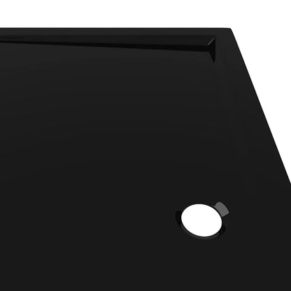 Duschtasse ABS Rechteckig Schwarz 80x120 cm - Pazzar.ch