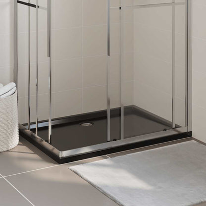 Duschtasse ABS Rechteckig Schwarz 80x120 cm - Pazzar.ch