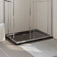 Duschtasse ABS Rechteckig Schwarz 80x120 cm