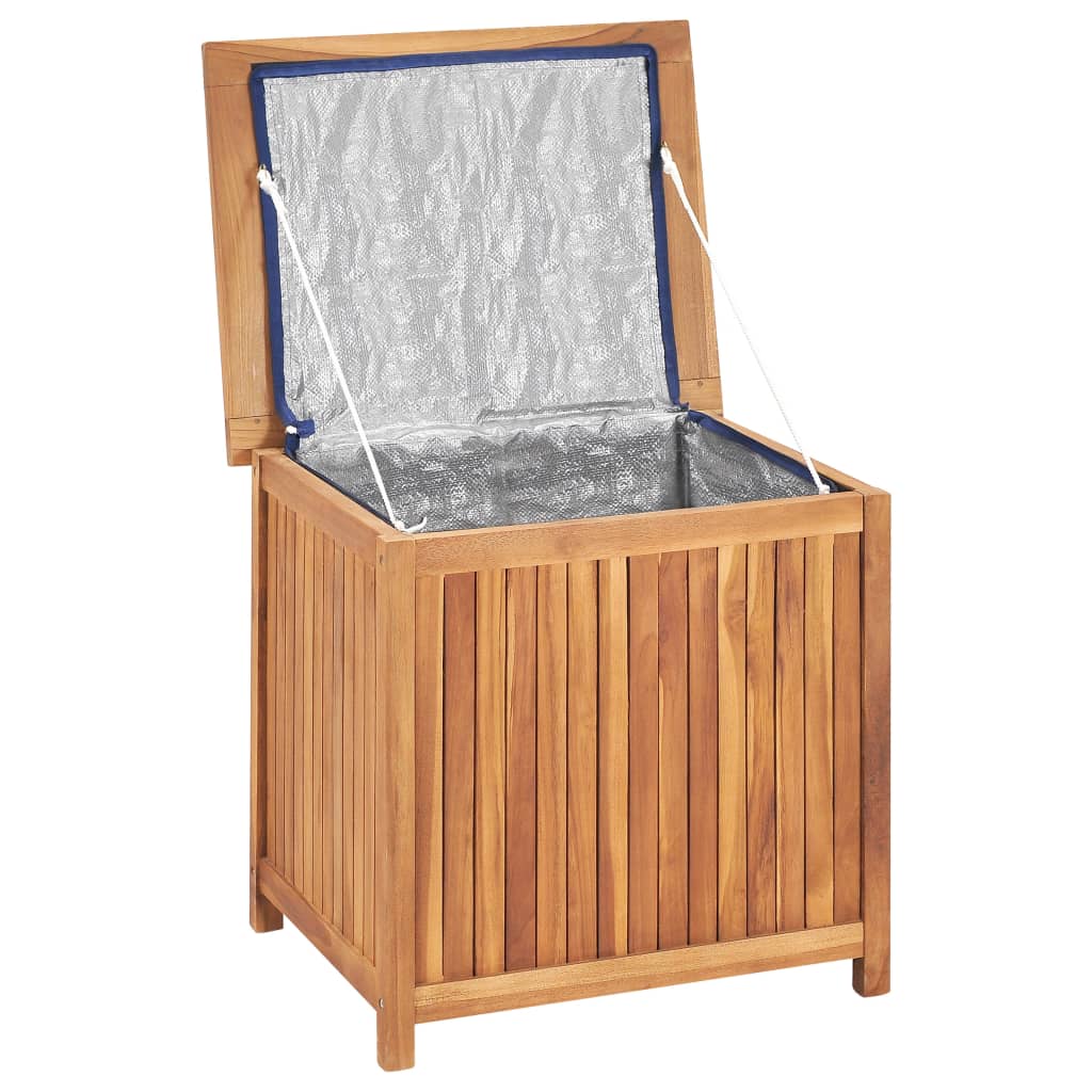 Gartenbox 60x50x58 cm Massivholz Teak - Pazzar.ch