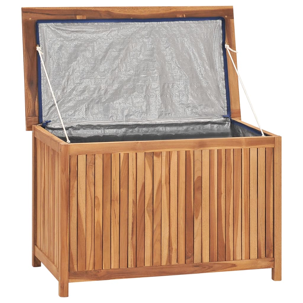 Gartenbox 90x50x58 cm Massivholz Teak - Pazzar.ch