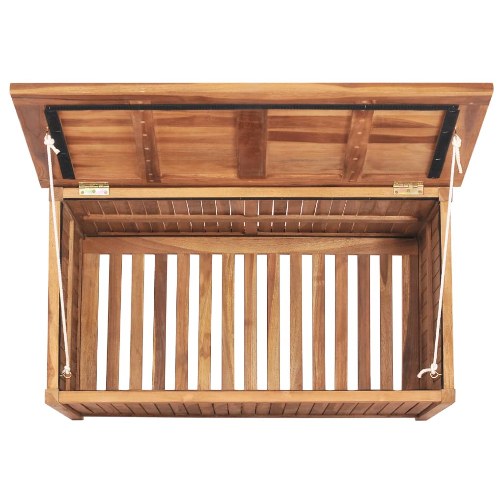 Gartenbox 90x50x58 cm Massivholz Teak - Pazzar.ch