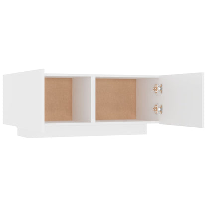 TV-Schrank Weiß 100x35x40 cm Holzwerkstoff - Pazzar.ch