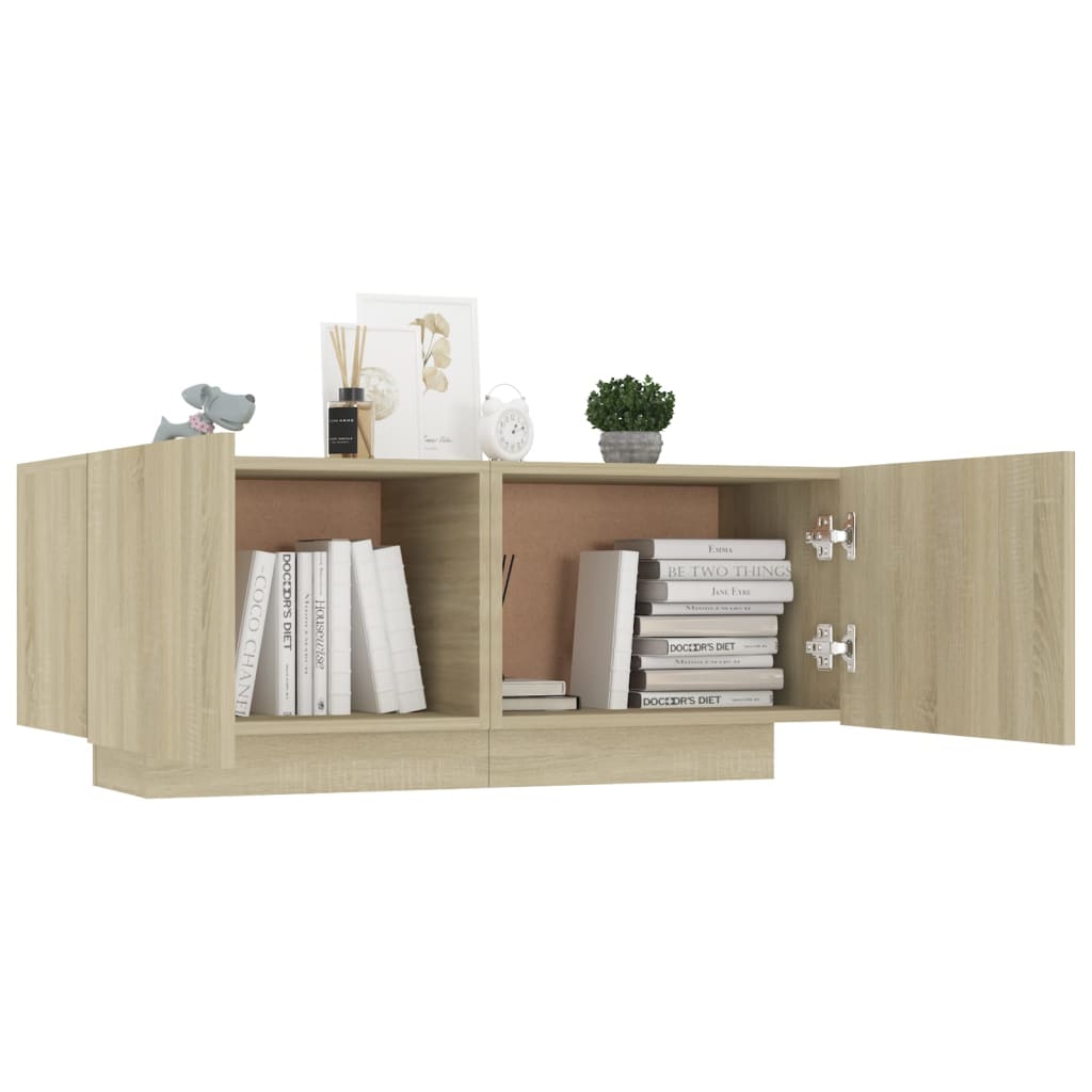 TV-Schrank Sonoma-Eiche 100x35x40 cm Holzwerkstoff - Pazzar.ch