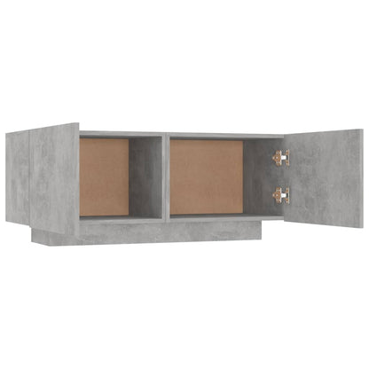 TV-Schrank Betongrau 100x35x40 cm Holzwerkstoff - Pazzar.ch