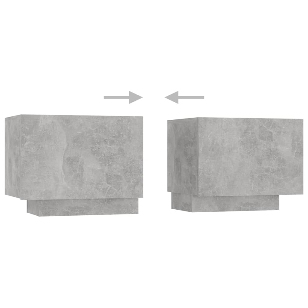 TV-Schrank Betongrau 100x35x40 cm Holzwerkstoff - Pazzar.ch