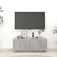 TV-Schrank Betongrau 100x35x40 cm Holzwerkstoff