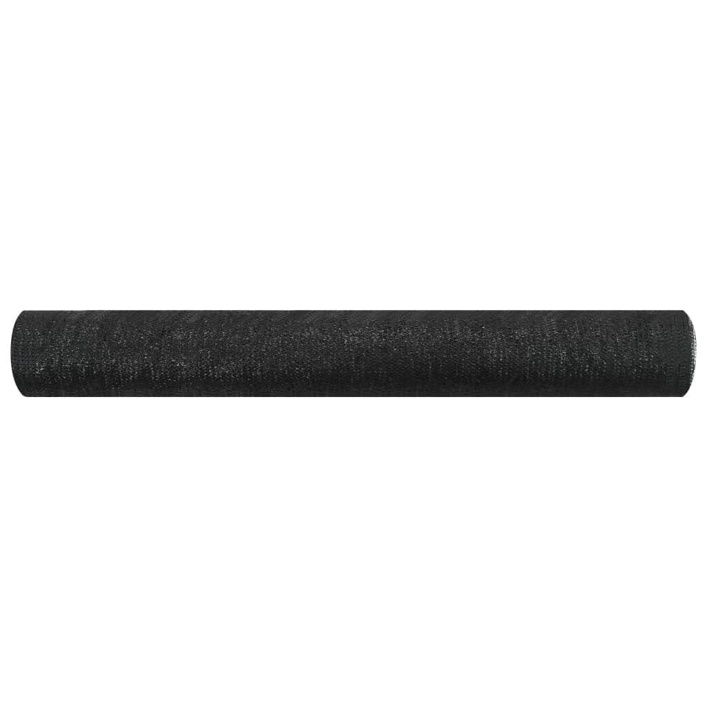 Zaunblende Schwarz 1,2x50 m HDPE 75 g/m² - Pazzar.ch