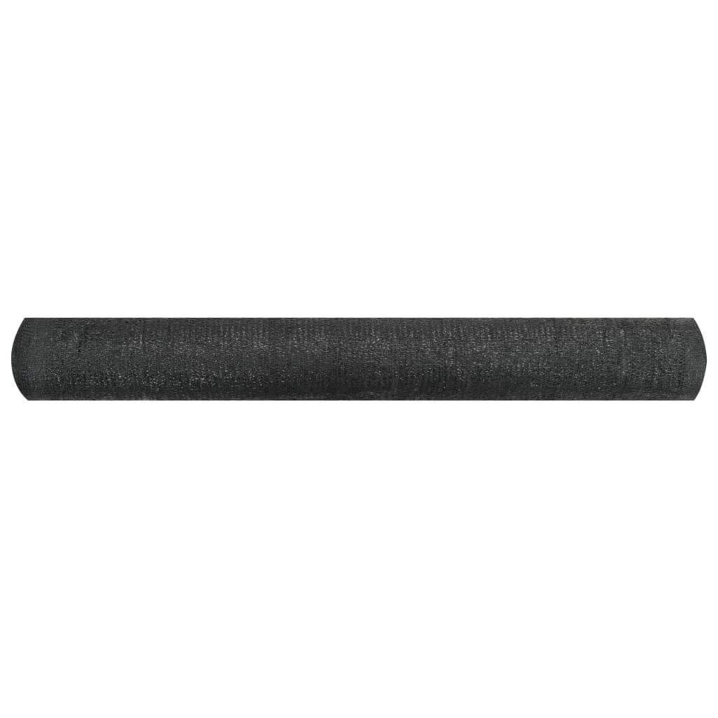 Zaunblende Schwarz 1x10 m HDPE 150 g/m² - Pazzar.ch