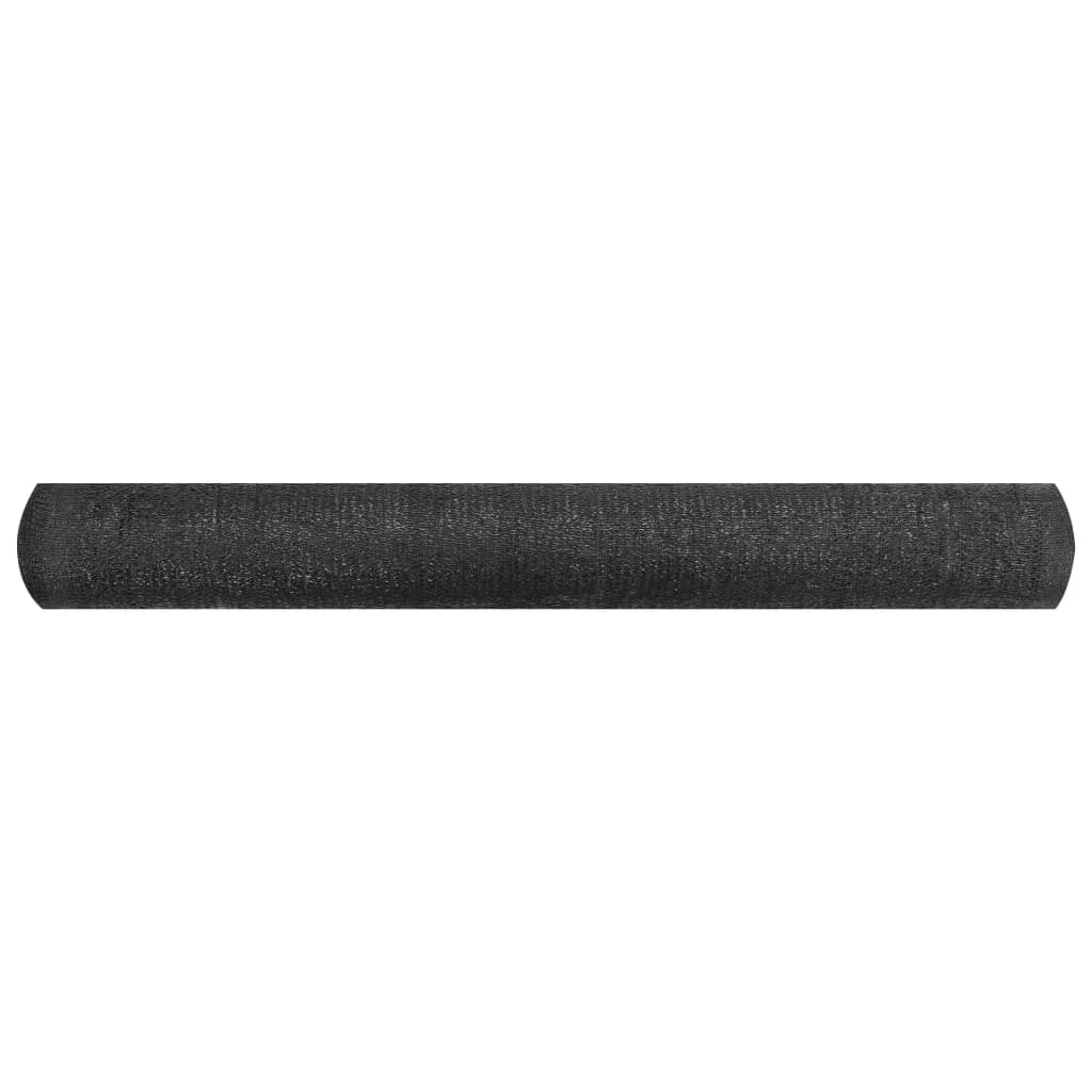 Zaunblende Schwarz 1x25 m HDPE 150 g/m² - Pazzar.ch