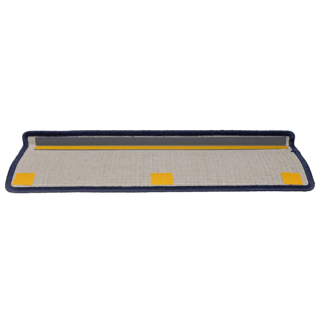 Stufenmatten 15 Stk. 65x21x4 cm Grau und Blau