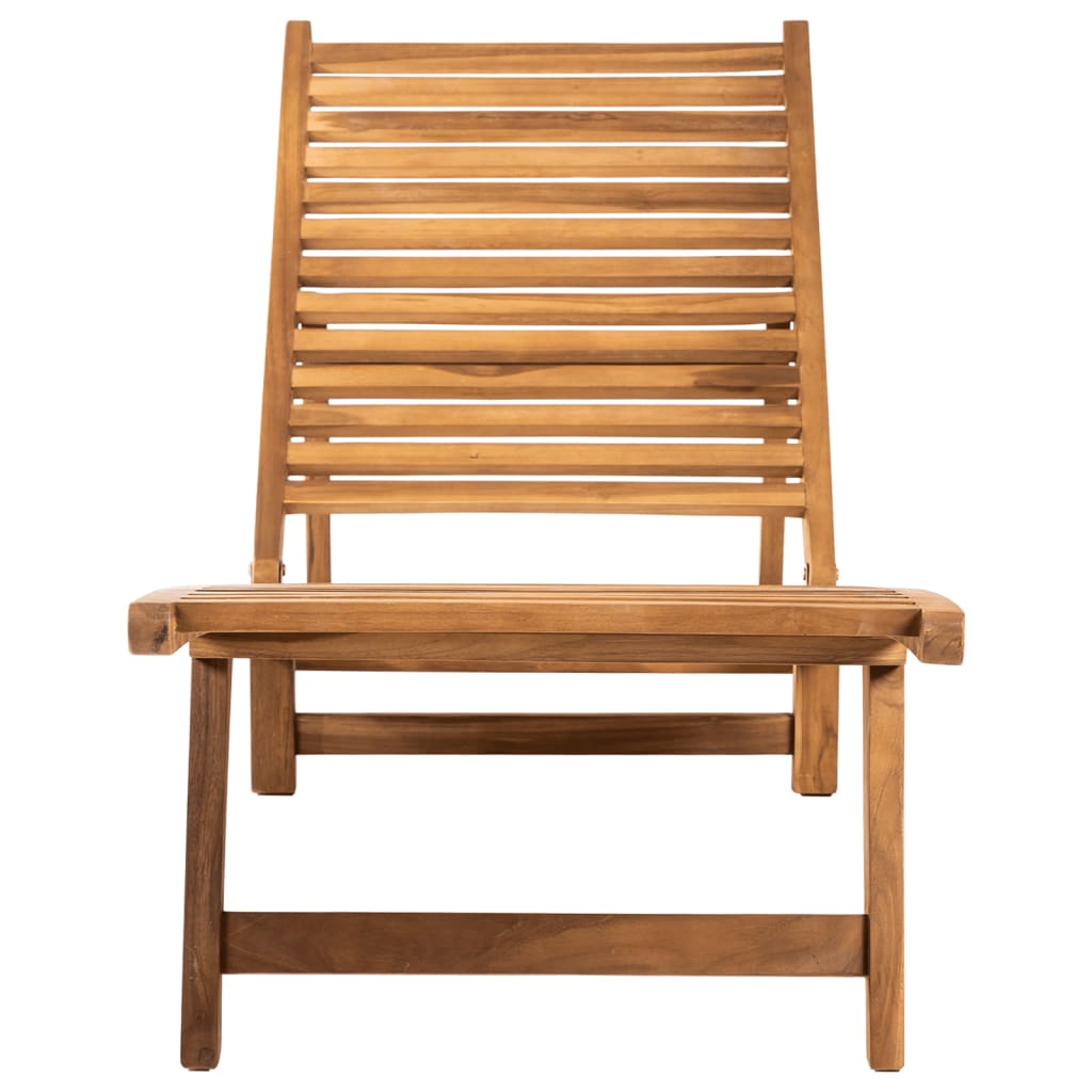 Sonnenliege Massivholz Teak