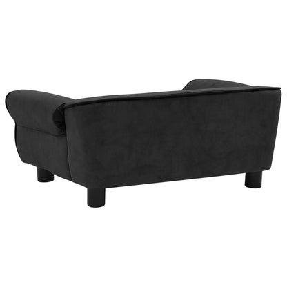 Hundesofa Schwarz 72x45x30 cm Plüsch - Pazzar.ch