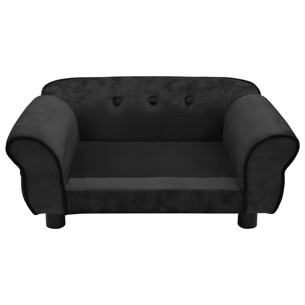 Hundesofa Schwarz 72x45x30 cm Plüsch - Pazzar.ch