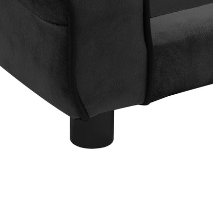 Hundesofa Schwarz 72x45x30 cm Plüsch - Pazzar.ch