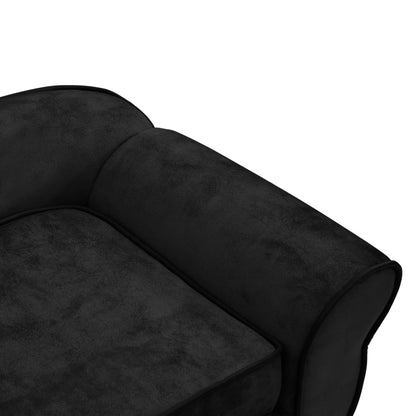 Hundesofa Schwarz 72x45x30 cm Plüsch - Pazzar.ch