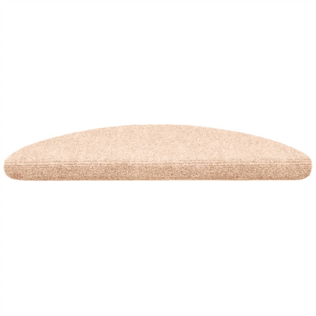 Stufenmatten Selbstklebend 10 Stk. 56x17x3 cm Hellbraun Halbrund