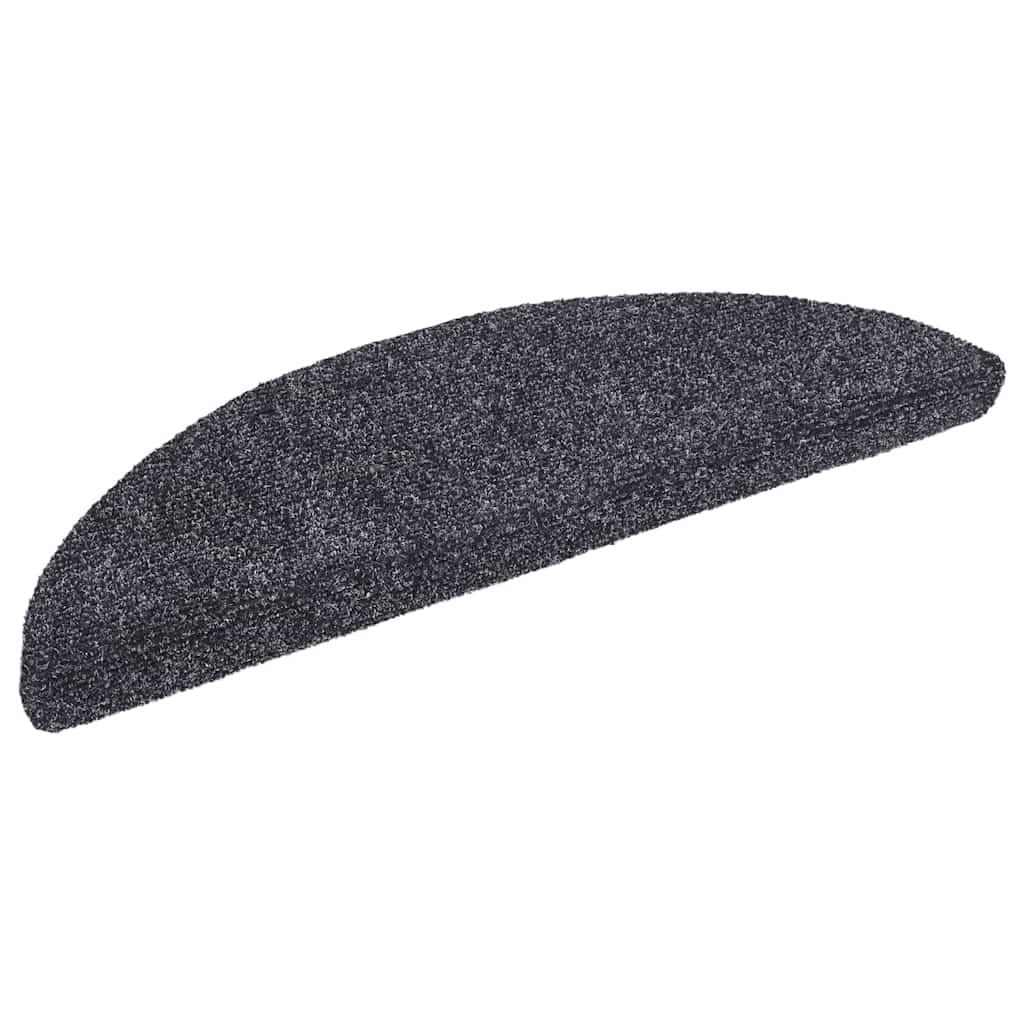 Selbstklebende Treppenmatten 10 Stk. Dunkelgrau 56x17x3 cm - Pazzar.ch