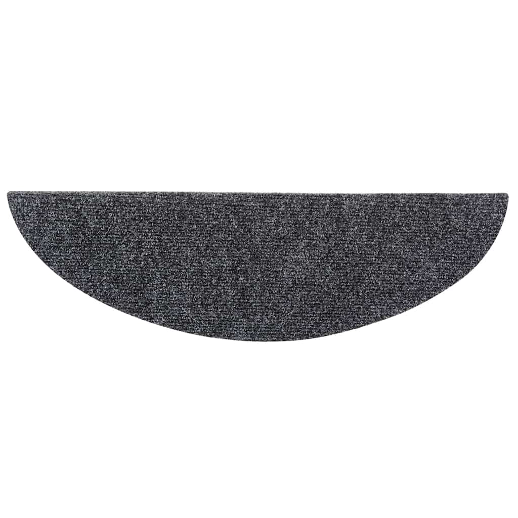 Selbstklebende Treppenmatten 10 Stk. Dunkelgrau 56x17x3 cm - Pazzar.ch