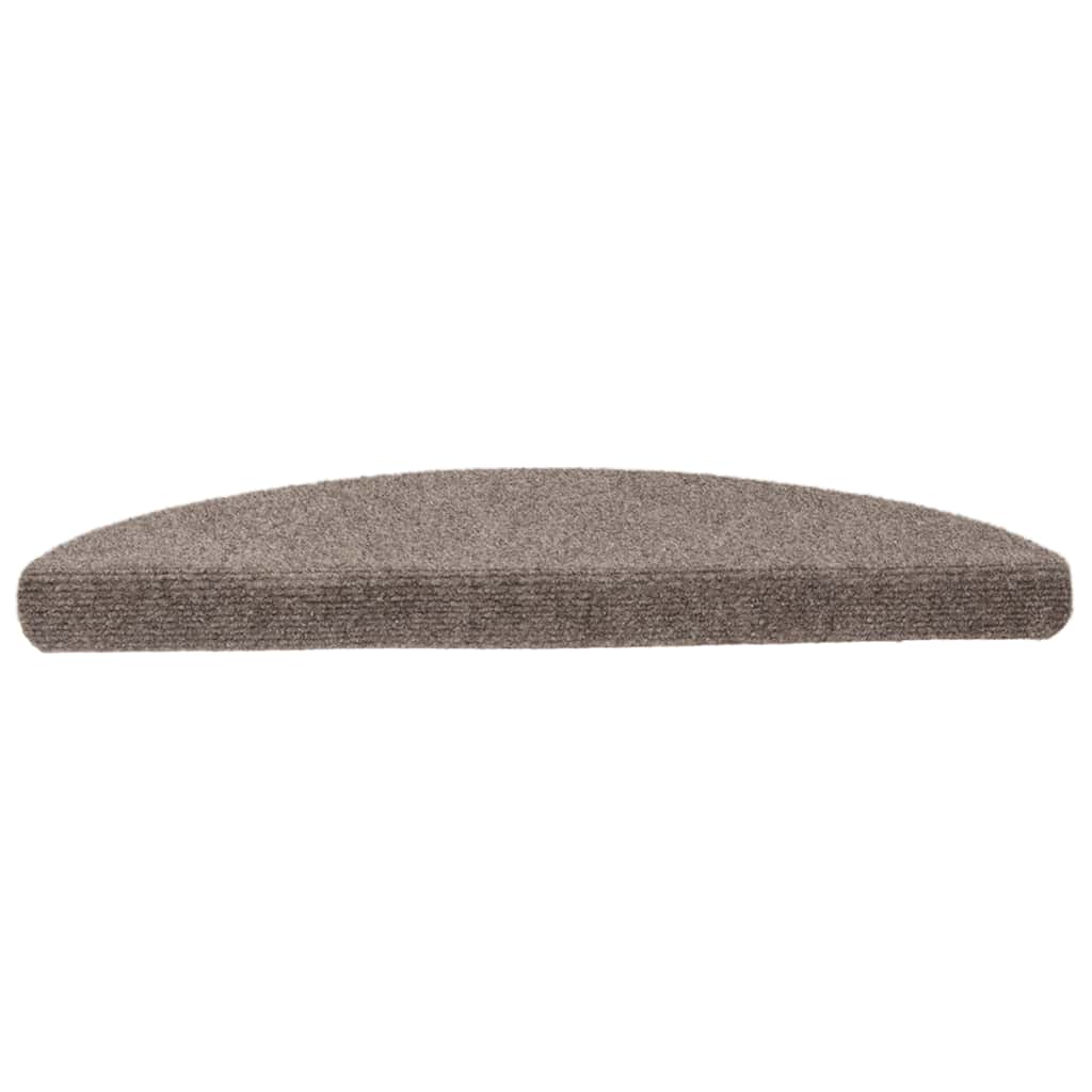 Stufenmatten Selbstklebend 10 Stk. 56x17x3 cm Beige Halbrund