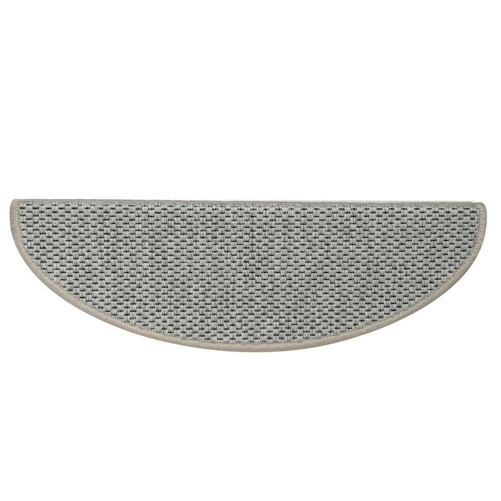 Treppenmatten Selbstklebend Sisal-Look 15 Stk 65x21x4 Hellbeige