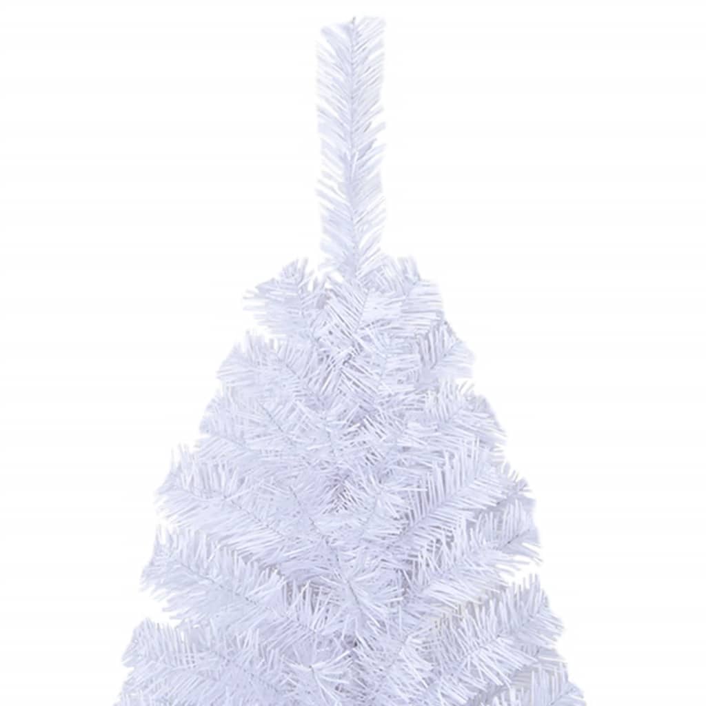 Künstlicher Weihnachtsbaum mit Dicken Zweigen Weiß 120 cm PVC - Pazzar.ch