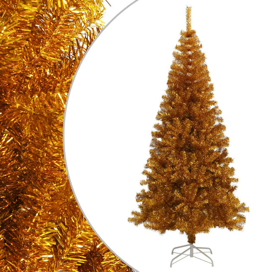 Künstlicher Weihnachtsbaum mit Ständer Gold 240 cm PET - Pazzar.ch