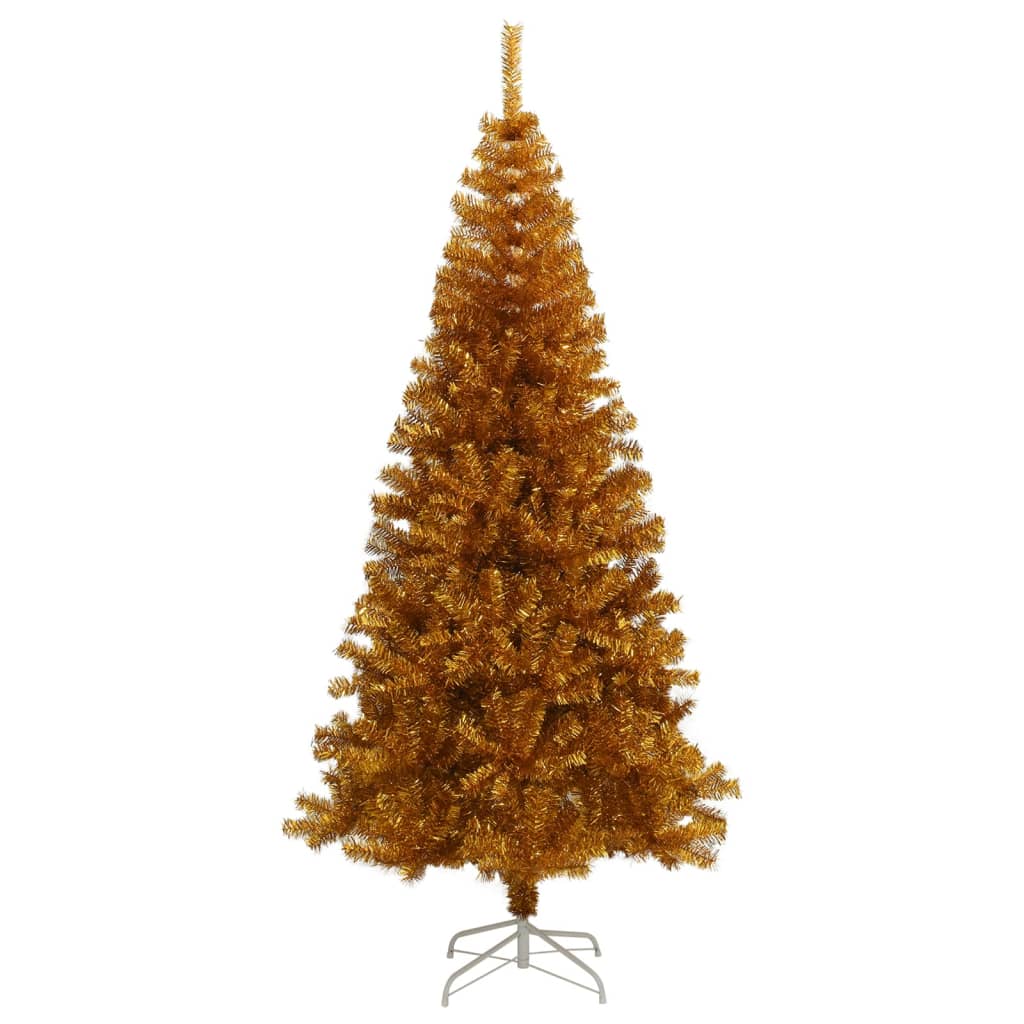 Künstlicher Weihnachtsbaum mit Ständer Gold 240 cm PET - Pazzar.ch