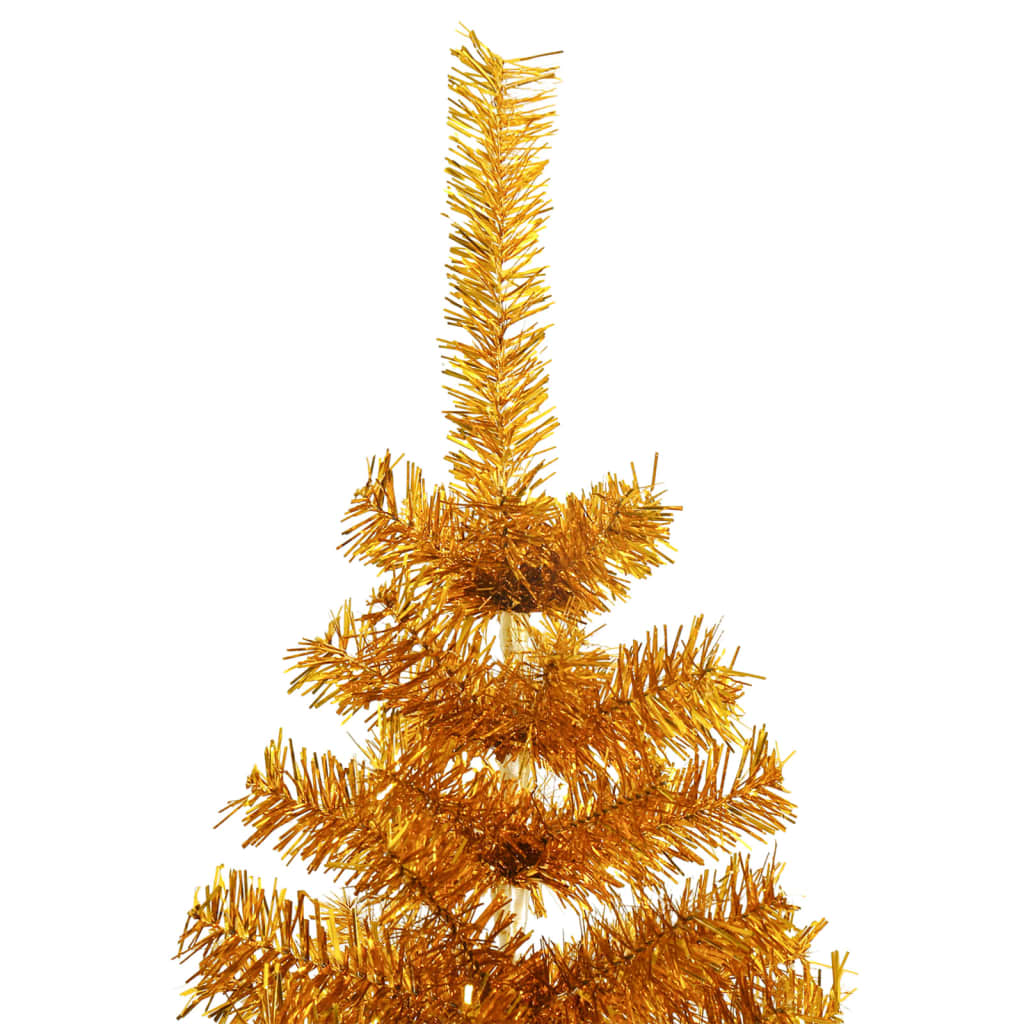 Künstlicher Weihnachtsbaum mit Ständer Gold 240 cm PET - Pazzar.ch