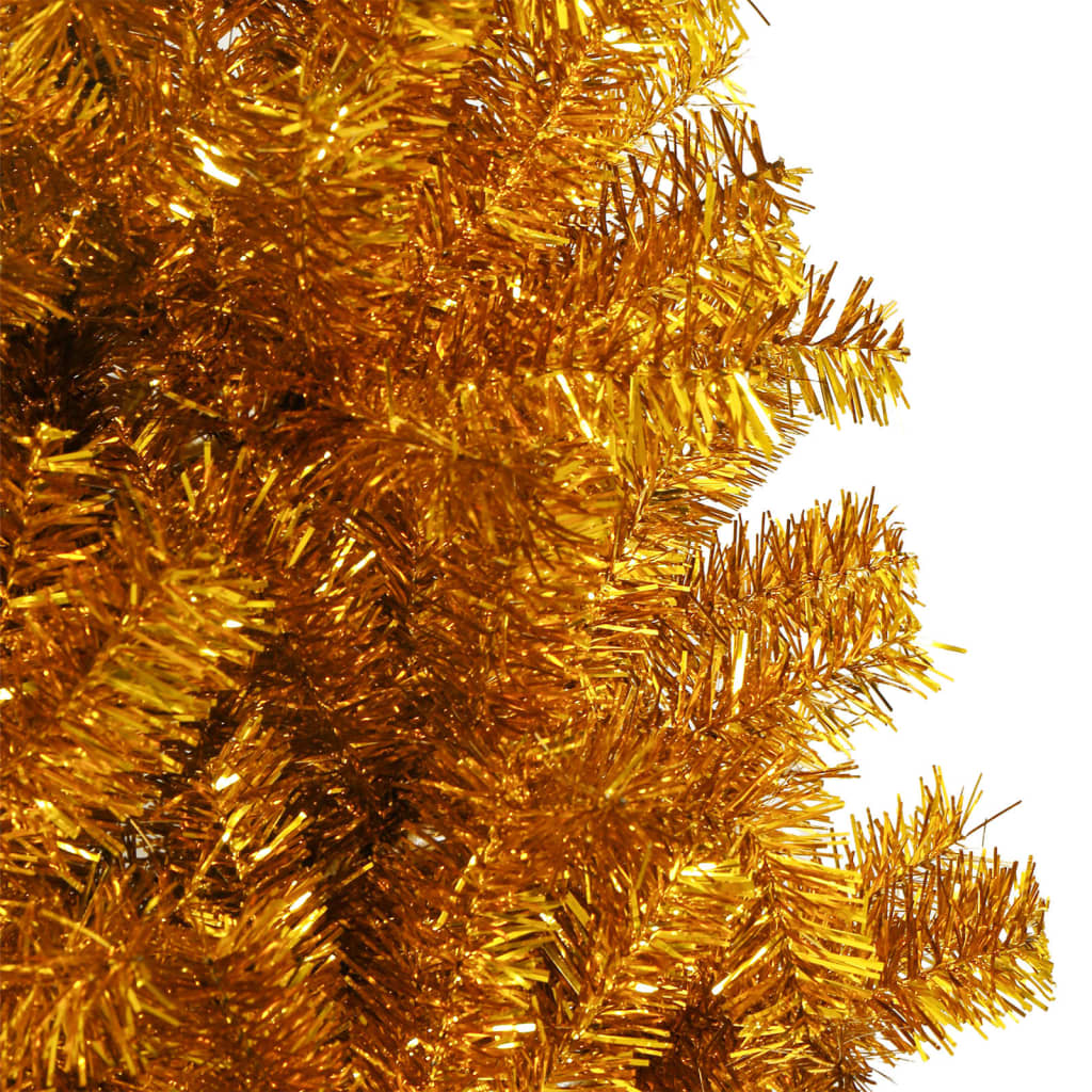 Künstlicher Weihnachtsbaum mit Ständer Gold 240 cm PET