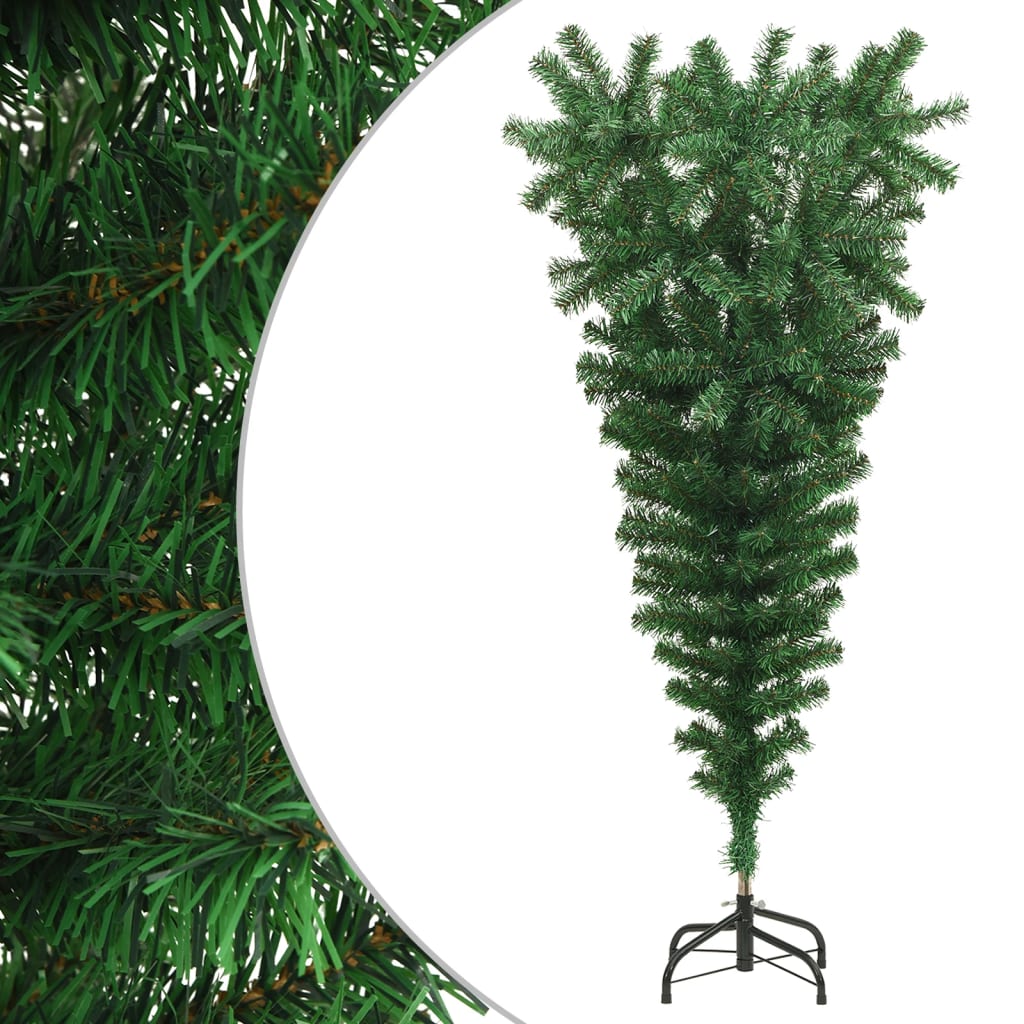 Künstlicher Weihnachtsbaum mit Ständer Umgekehrt Grün 120 cm - Pazzar.ch