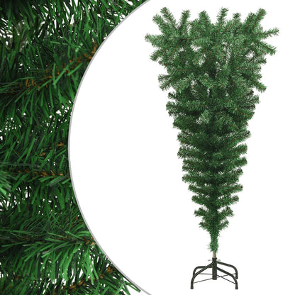 Künstlicher Weihnachtsbaum mit Ständer Umgekehrt Grün 150 cm - Pazzar.ch