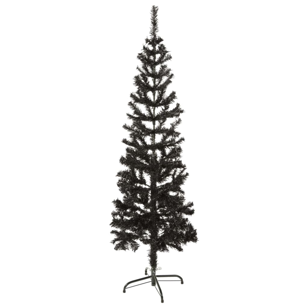 Schlanker Weihnachtsbaum Schwarz 150 cm - Pazzar.ch