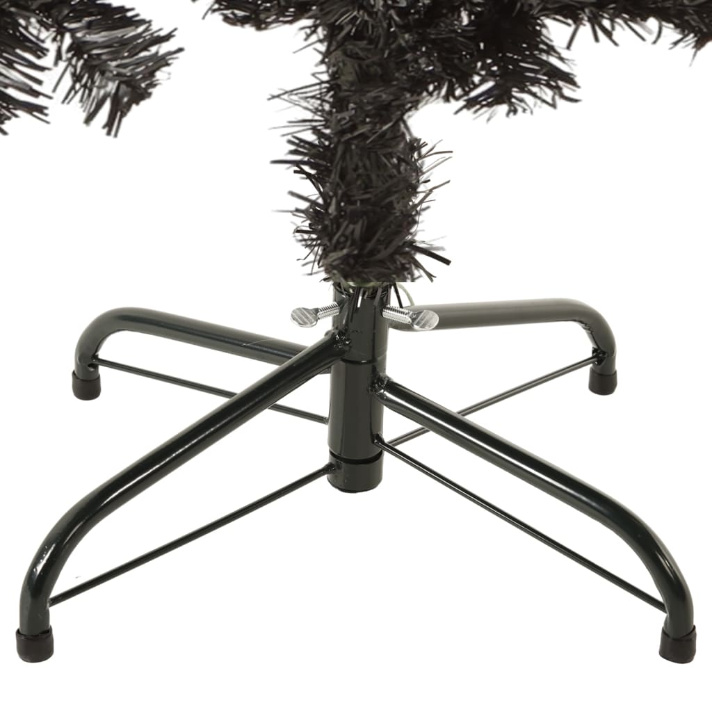 Schlanker Weihnachtsbaum Schwarz 150 cm - Pazzar.ch