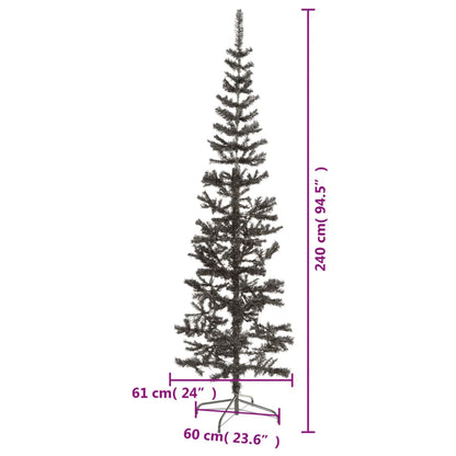 Schlanker Weihnachtsbaum Schwarz 240 cm - Pazzar.ch