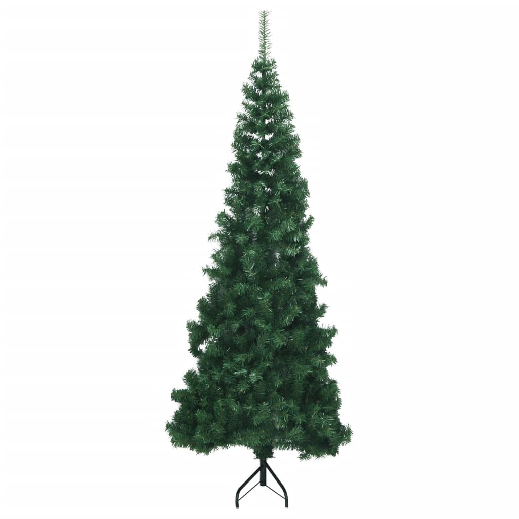 Künstlicher Eck-Weihnachtsbaum Grün 240 cm PVC - Pazzar.ch