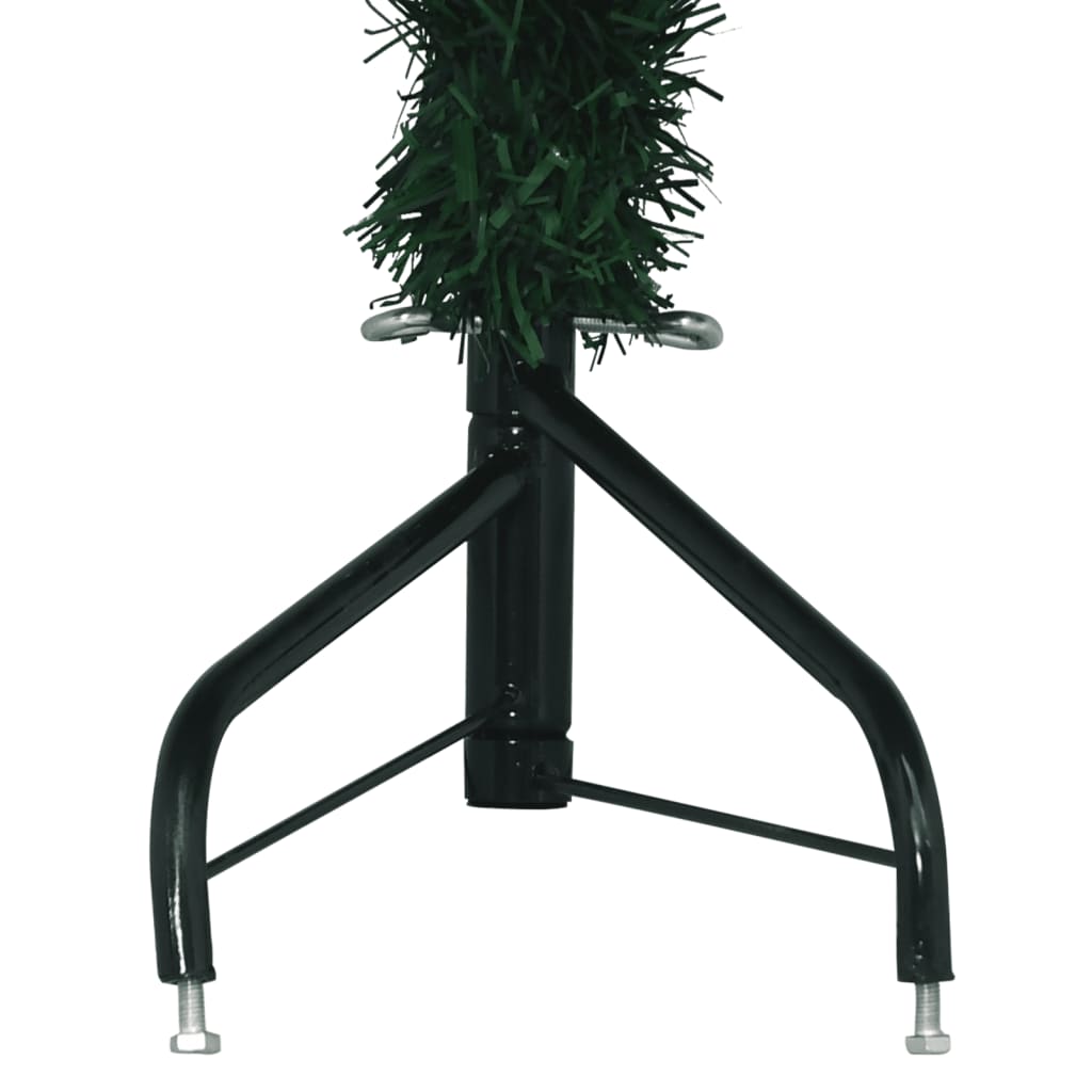 Künstlicher Eck-Weihnachtsbaum Grün 240 cm PVC - Pazzar.ch