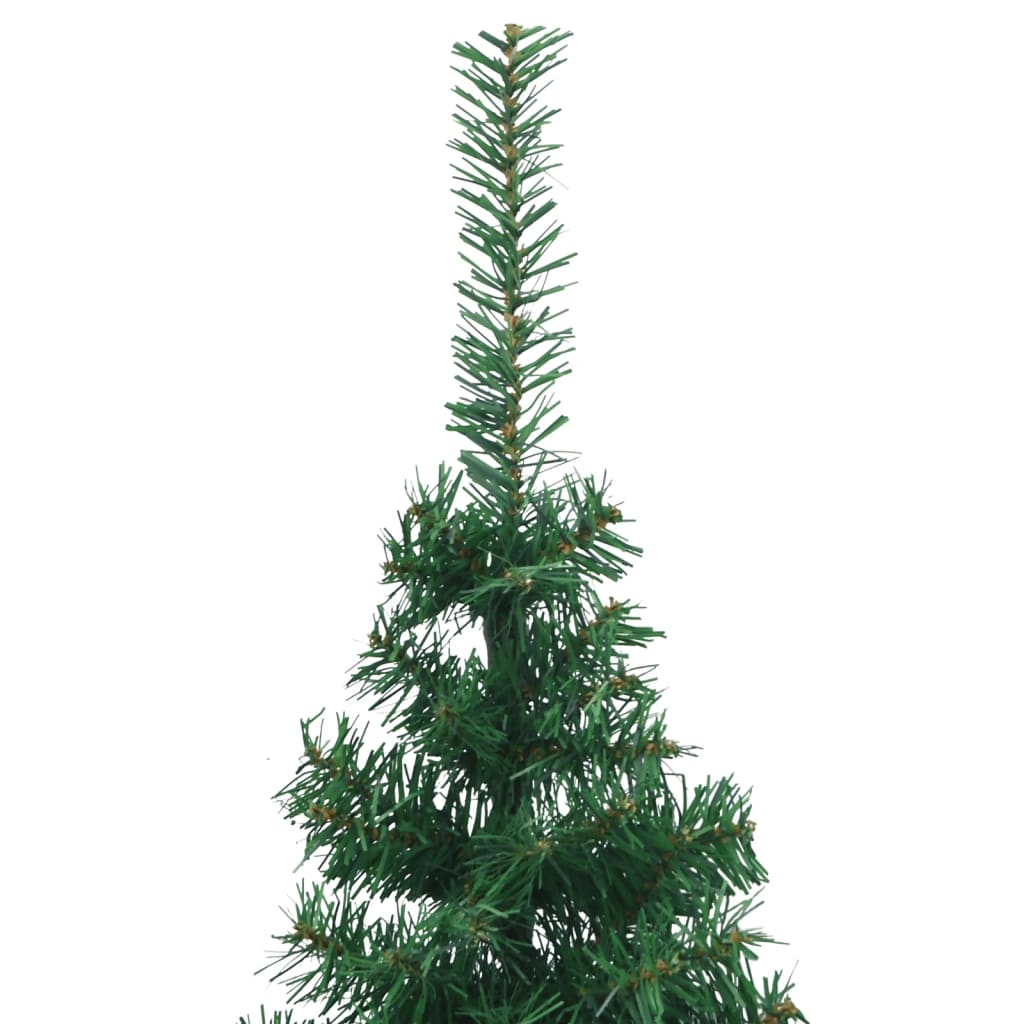 Künstlicher Eck-Weihnachtsbaum Grün 240 cm PVC - Pazzar.ch