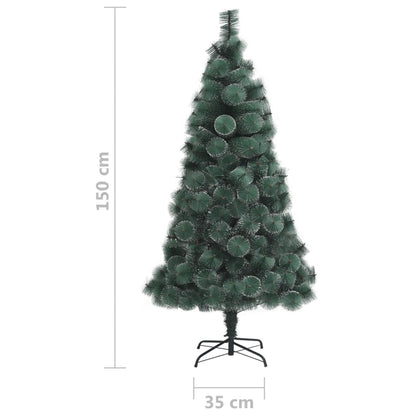 Künstlicher Weihnachtsbaum mit Ständer Grün 150 cm PET - Pazzar.ch