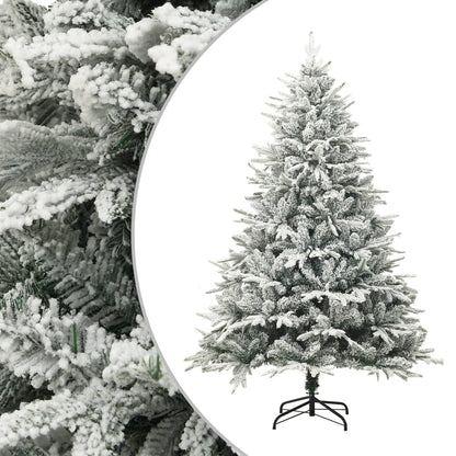 Künstlicher Weihnachtsbaum Beschneit Grün 150 cm PVC PE - Pazzar.ch