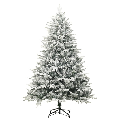 Künstlicher Weihnachtsbaum Beschneit Grün 150 cm PVC PE - Pazzar.ch