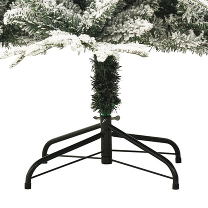 Künstlicher Weihnachtsbaum Beschneit Grün 150 cm PVC PE - Pazzar.ch