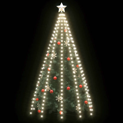 Weihnachtsbaum-Lichternetz mit 250 LEDs Kaltweiß 250 cm - Pazzar.ch