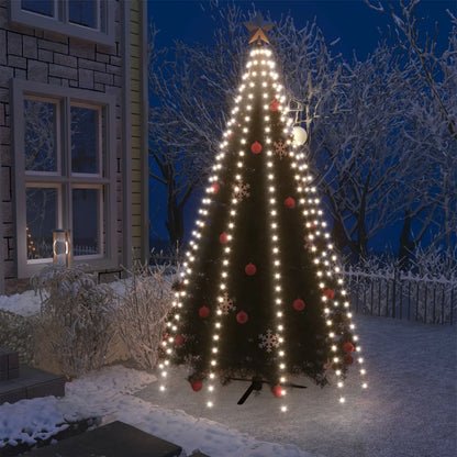 Weihnachtsbaum-Lichternetz mit 250 LEDs Kaltweiß 250 cm - Pazzar.ch