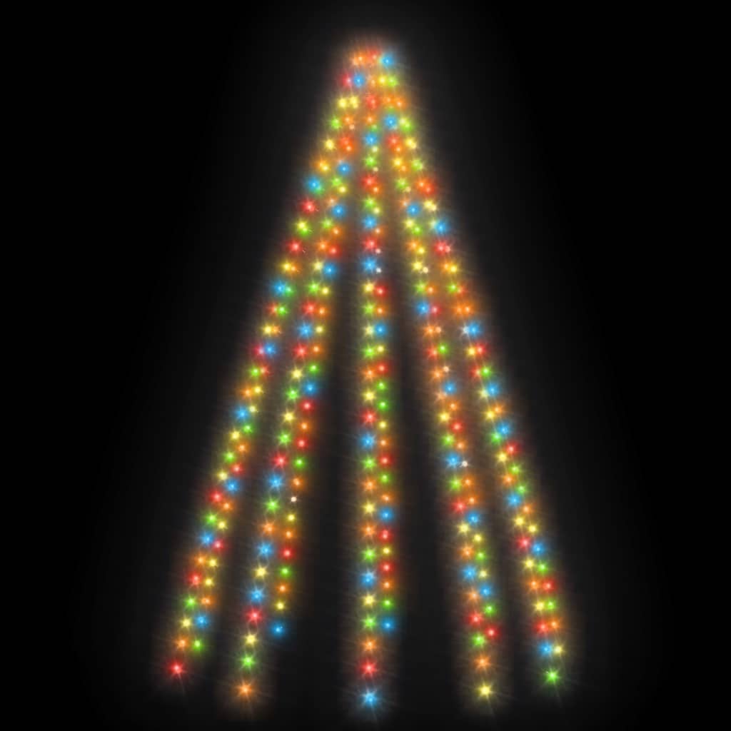 Weihnachtsbaum-Lichternetz mit 250 LEDs Mehrfarbig 250 cm - Pazzar.ch