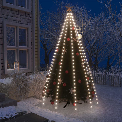 Weihnachtsbaum-Lichternetz mit 300 LEDs Kaltweiß 300 cm - Pazzar.ch