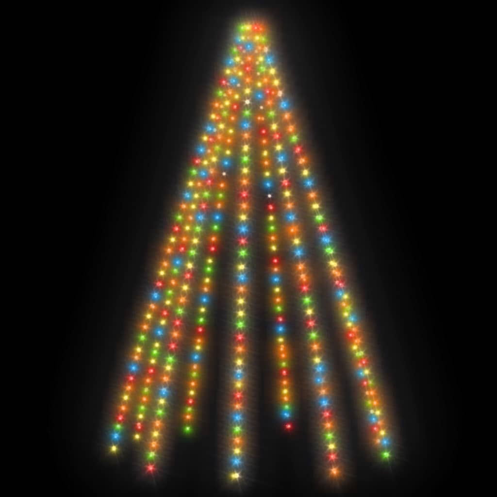 Weihnachtsbaum-Lichternetz mit 400 LEDs Mehrfarbig 400 cm - Pazzar.ch